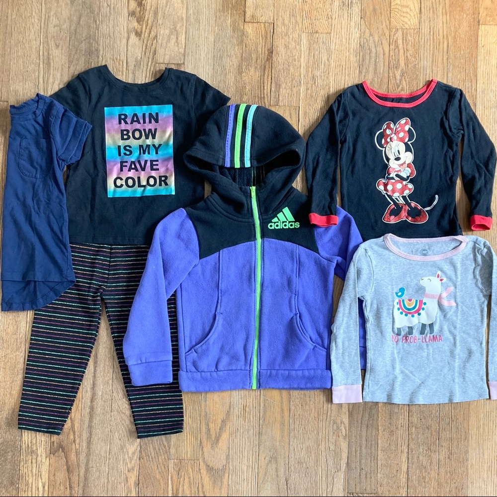 3T Toddler Girls’ Bundle | Adidas, Minnie, Rainbow